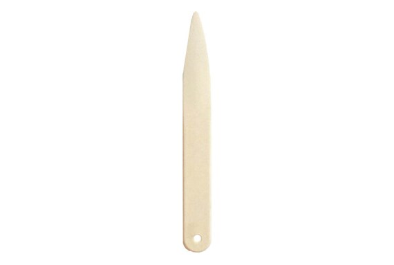 artesan/ía de carpeta de hueso genuina Herramienta de artesan/ía de bricolaje for marcar pliegues plegables Bordes de cuero hechos a mano Herramienta de tarjeta de acaba Herramienta de carpeta de hueso