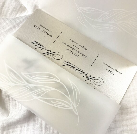 25 A7 Translucent Vellum Envelopes - 5.35 X 7.7 Inches - Perfect For 5x7 Wedding Invitations & Greeting Cards - View #6