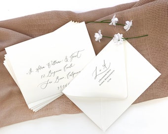 Wedding White Soft White Wedding Envelopes | 25 Blank (Printing Available) | A6, A7, A9 + More Popular Invitation Sizes | Thick Paper