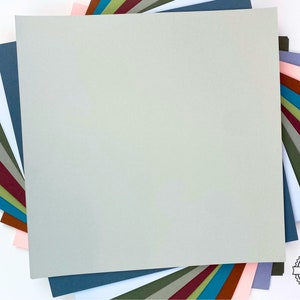 12 x 12 Card Stock Paper | Thick, Heavy Weight Paper - 100lb | Great For Card Making, Scrapbooking, Invitations & Paper Crafts (25 sheets)