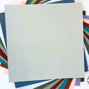 12 x 12 Card Stock Paper | Thick, Heavy | 50 Colors to Choose From | For Card Making, Scrapbooking, Invitations & Paper Crafts (25 sheets)