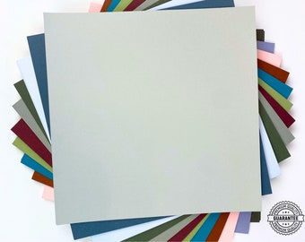 12 x 12 Card Stock Paper | Thick, Heavy Weight Paper - 100lb | Great For Card Making, Scrapbooking, Invitations & Paper Crafts (25 sheets)