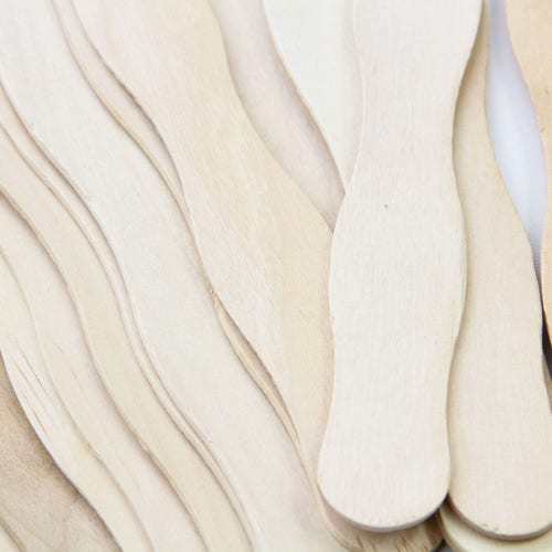 50 Wooden Fan Sticks 8inch Wavy Wooden Fan Handles for Etsy