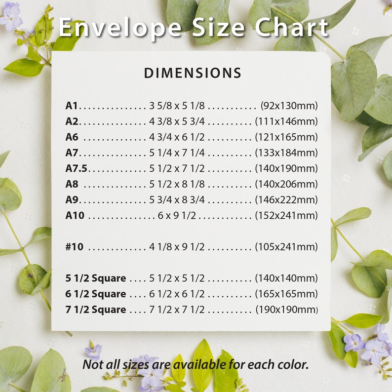 Wedding Cream Euro Flap Envelopes for Wedding Invitations Etsy