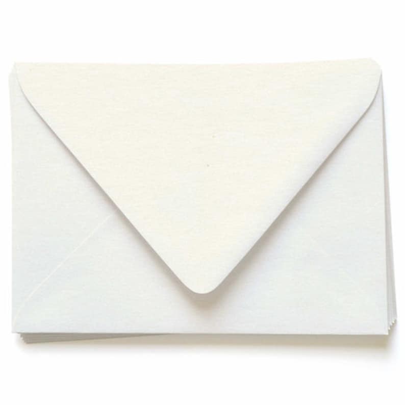 Quartz Pearl White Shimmer Metallic Envelopes for Wedding - Etsy