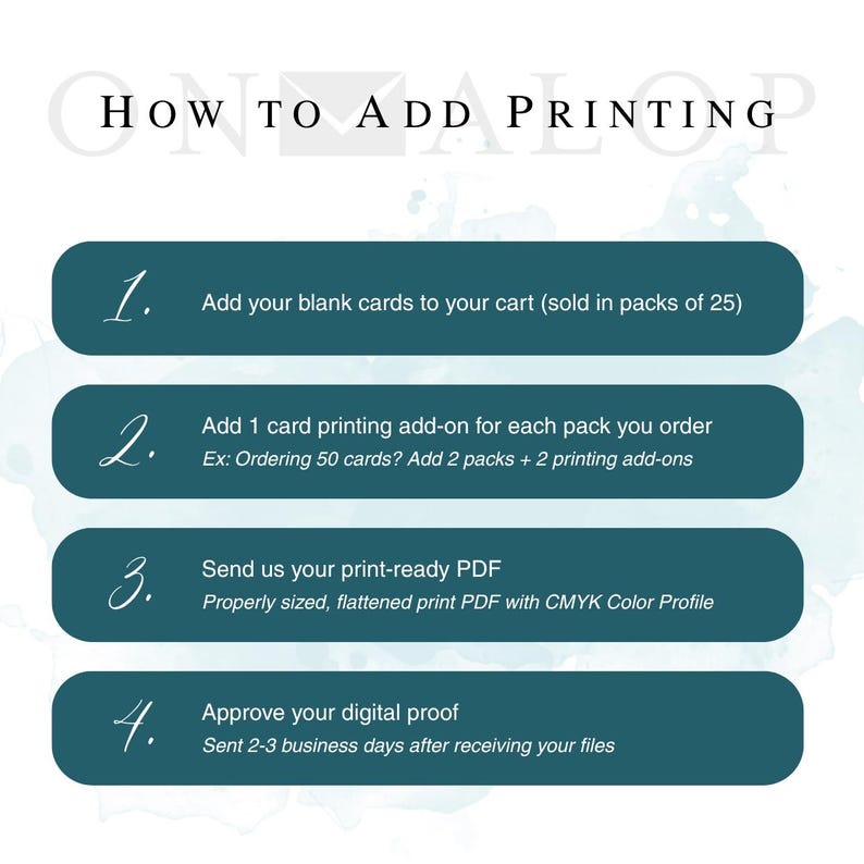 Recycled Blank Cards - Cream Heavy Cardstock, Sustainable Invitations (25 pack) image 7
