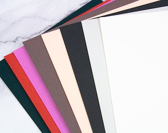 Recycled Cardstock Paper SAMPLE – 8.5x11, 111lb Matte Finish