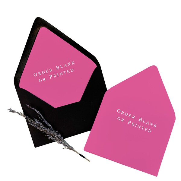 Custom Envelope Liners Etsy