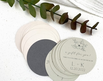 Cardstock Rounds - 3x3 | 25 Blank Paper Circles | 50+ Colors