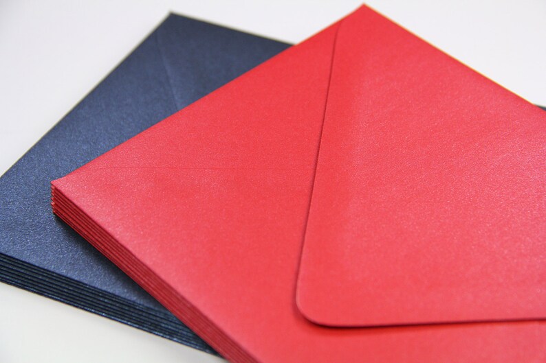 Shimmer Envelopes Wedding Envelopes 25 5 14 x 7 14 Stationery Envelopes A7 Metallic Euro Flap Envelopes