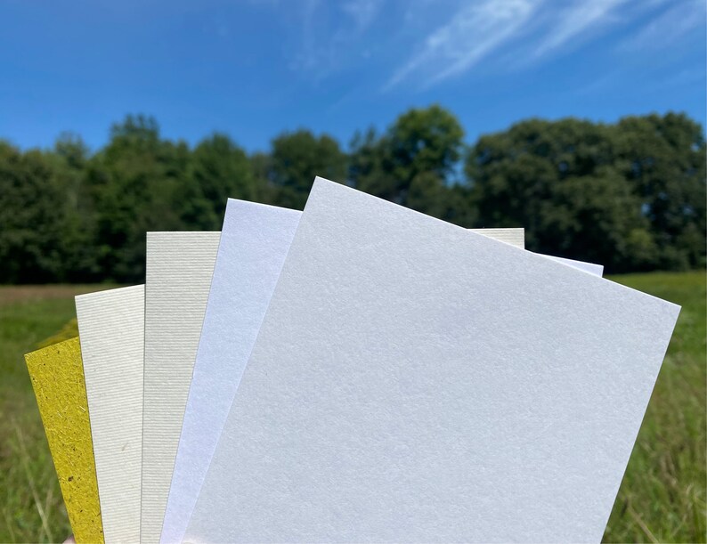 Onvalop Bio Cycle Paper - Cycle - Eco-friendly, sustainable card stock paper - Blank Invitation cards