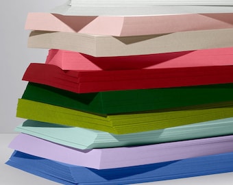 Colored Cardstock Paper | 8.5x11 in 50+ Colors | Thick Heavy 111lb | 25-Pack