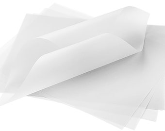 White Translucent Vellum Paper | 8.5 x 11 Inches, 25 Sheets