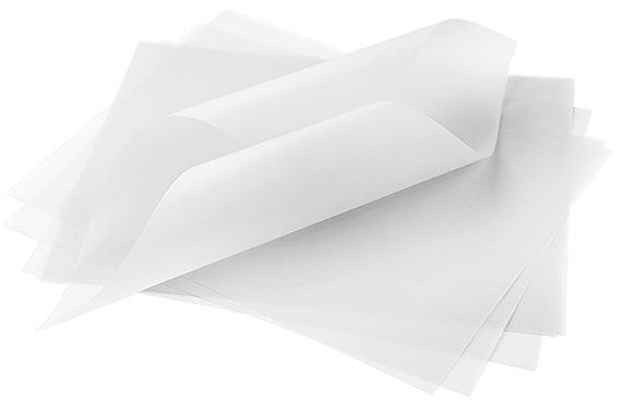 Carta pergamena bianca traslucida / Carta pergamena trasparente gelata / Carta  trasparente / 8 1/2 x 11 / 100 fogli trasparenti leggeri -  Italia