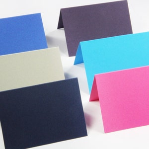 A1 3 x 4 Blank Card Stock for Wedding RSVP, Note, Greeting, Thank You Cards 25 Blank Folded Cards Printing Available image 1