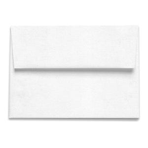 Straight Flap Linen Envelopes - (25) 5x7 Envelopes | Order Blank or Add Printing (See Description for Details)