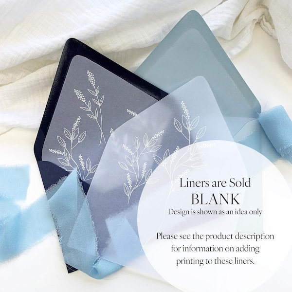 Vellum Envelopes Etsy