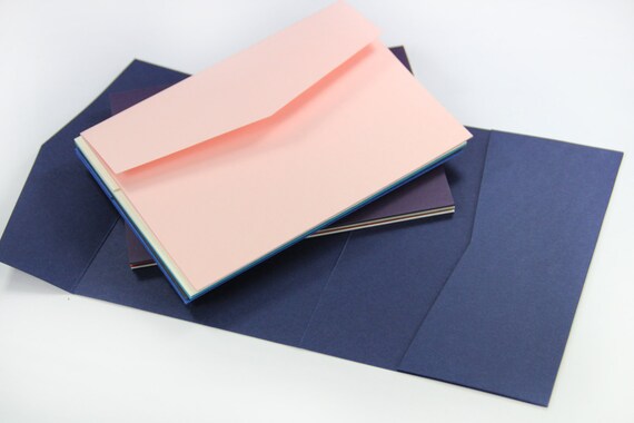25 A7 Matte Landscape Pocket Invitation Image 0