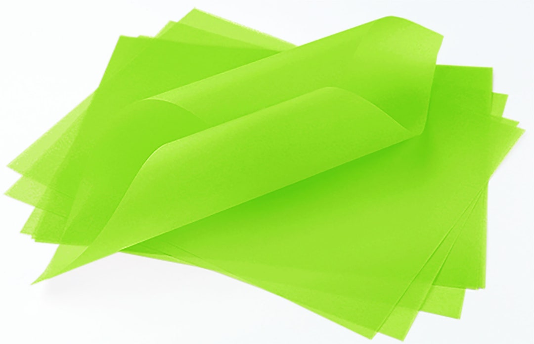 Green Translucent Vellum Paper | 8 1/2