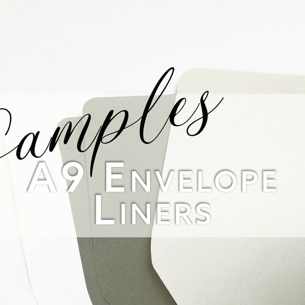 A9 - Blank Envelope Liner SAMPLES | 1 Sample
