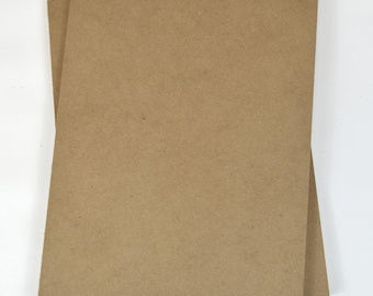 Thick Kraft Chipboard, Cardboard for Scrapbooking, Crafts (25 Sheets)