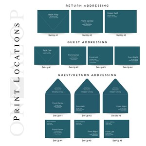 Wedding White Envelopes, RSVP, Save the Dates + | Blank or Printed with your Addresses (25 Pack) image 5