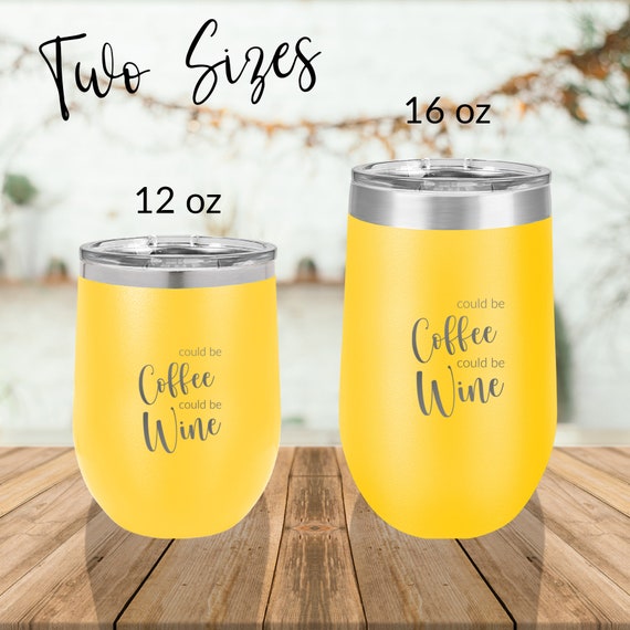 Personalized Custom Wine Tumbler Mug Custom Insulated Cup for Wine