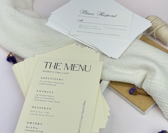Linen Textured Blank Cards | 100lb Cardstock, Wedding Stationery