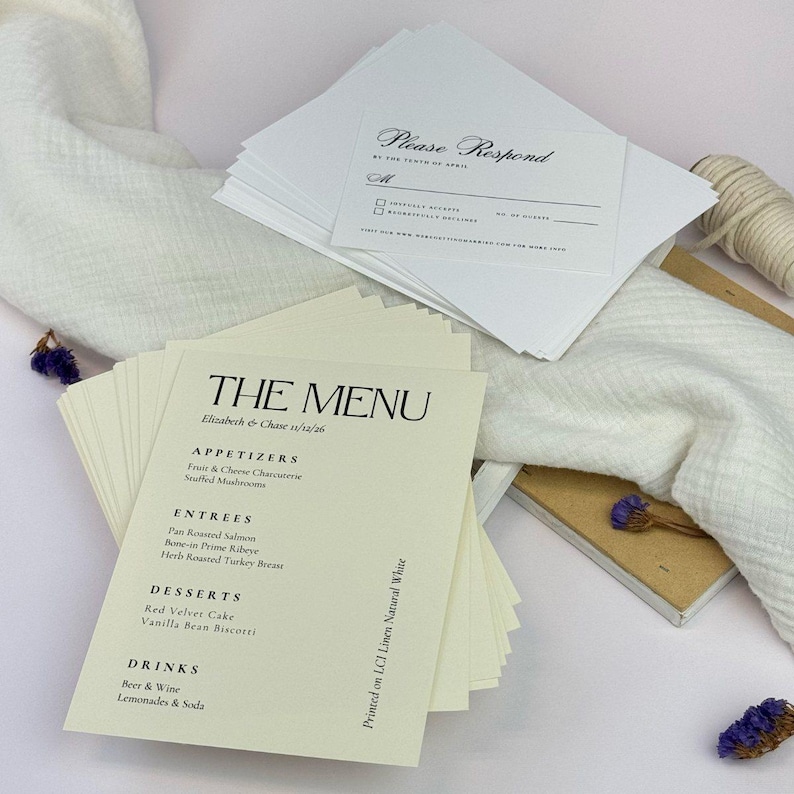 Linen Cards, Textured Cards with Linen Finish