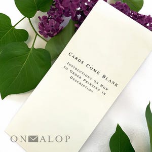 Slim Matte Cardstock | 4x9 Blank Cards (25 Pack) 50+ Colors Available