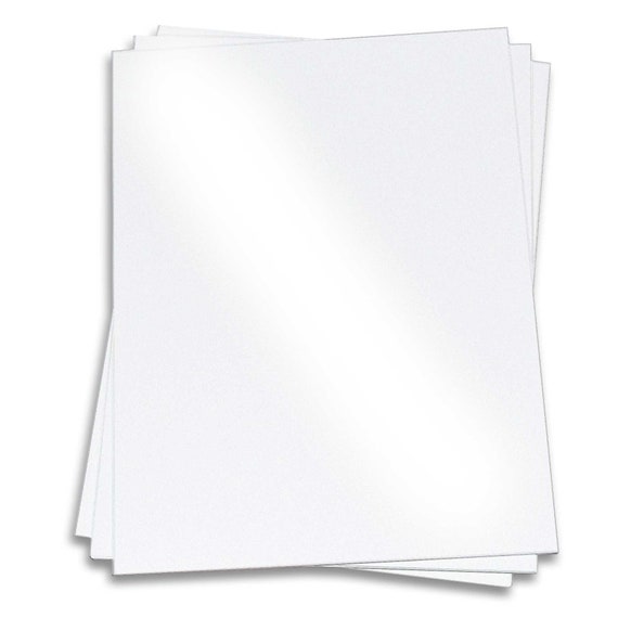 Printable White Glossy 80 LB Cardstock for Planner Inserts-Covers