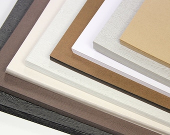 Wood Texture Card Stock 8 1/2x11 | Wood Grain Embossed Paper, Wood Texture Card Stock | Thick, Heavy Card Stock, Several Colors | 25 Sheets