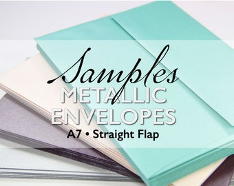 A7 Metallic Straight Flap Envelope SAMPLES | 1 SAMPLE