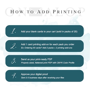 5x7 White Linen Cards | 100lb Textured Cardstock, 25 Blank Cards image 6
