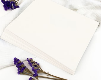 Wedding White Cardstock | 8.5x11 Heavy 111lb Matte Paper, 25 Sheets