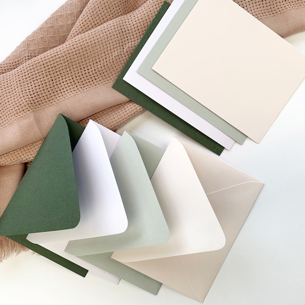 Blank 5x7 Cards With Envelopes Etsy