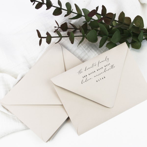 Chardonnay Beige Taupe Neutral Envelopes for Wedding Invites | A7, A1, A2, A9 + More Sizes | 25 Blank Envelopes | Address Printing Available