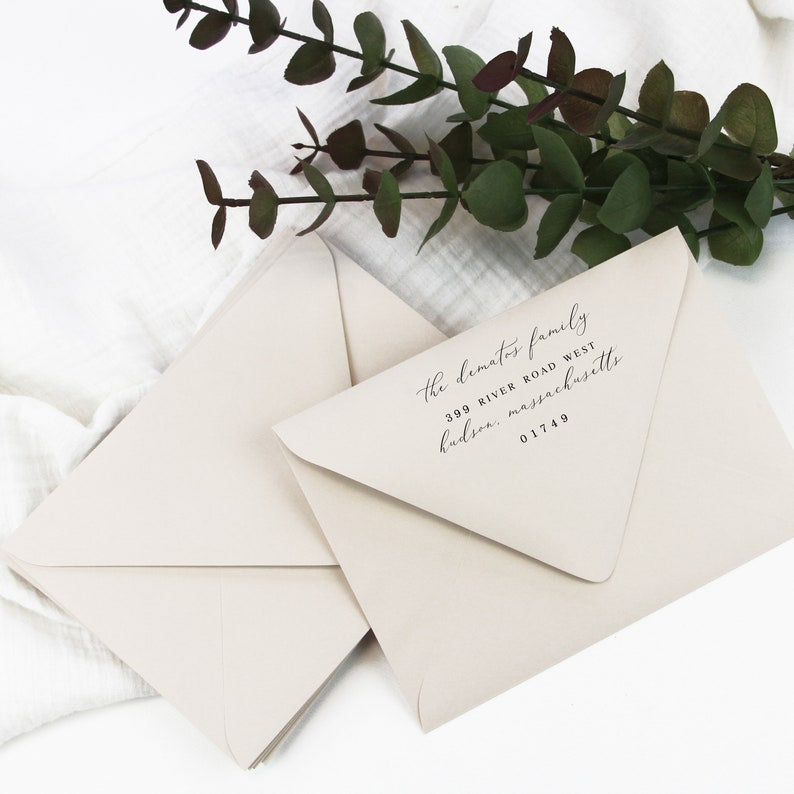 Chardonnay Beige Taupe Neutral Envelopes for Wedding Invites A7, A1, A2, A9 More Sizes 25 Blank Envelopes Address Printing Available image 1