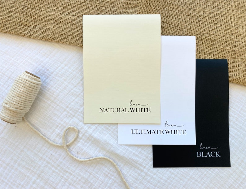 Onvalop 8 1/2 x 11 Linen Textured Card Stock | Thick, Heavy Paper, Linen Finish