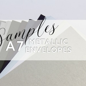 A7 (5 1/4 x 7 1/4) Metallic Euro Flap Envelope SAMPLES | 1 SAMPLE
