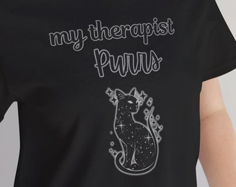 Gatos, camiseta de gato, amante de los gatos, camiseta de mamá gata, camiseta de papá gata, camisetas de animales para mujer, camisetas de animales para hombre, amante de los animales, gato negro, gato mágico, gatito