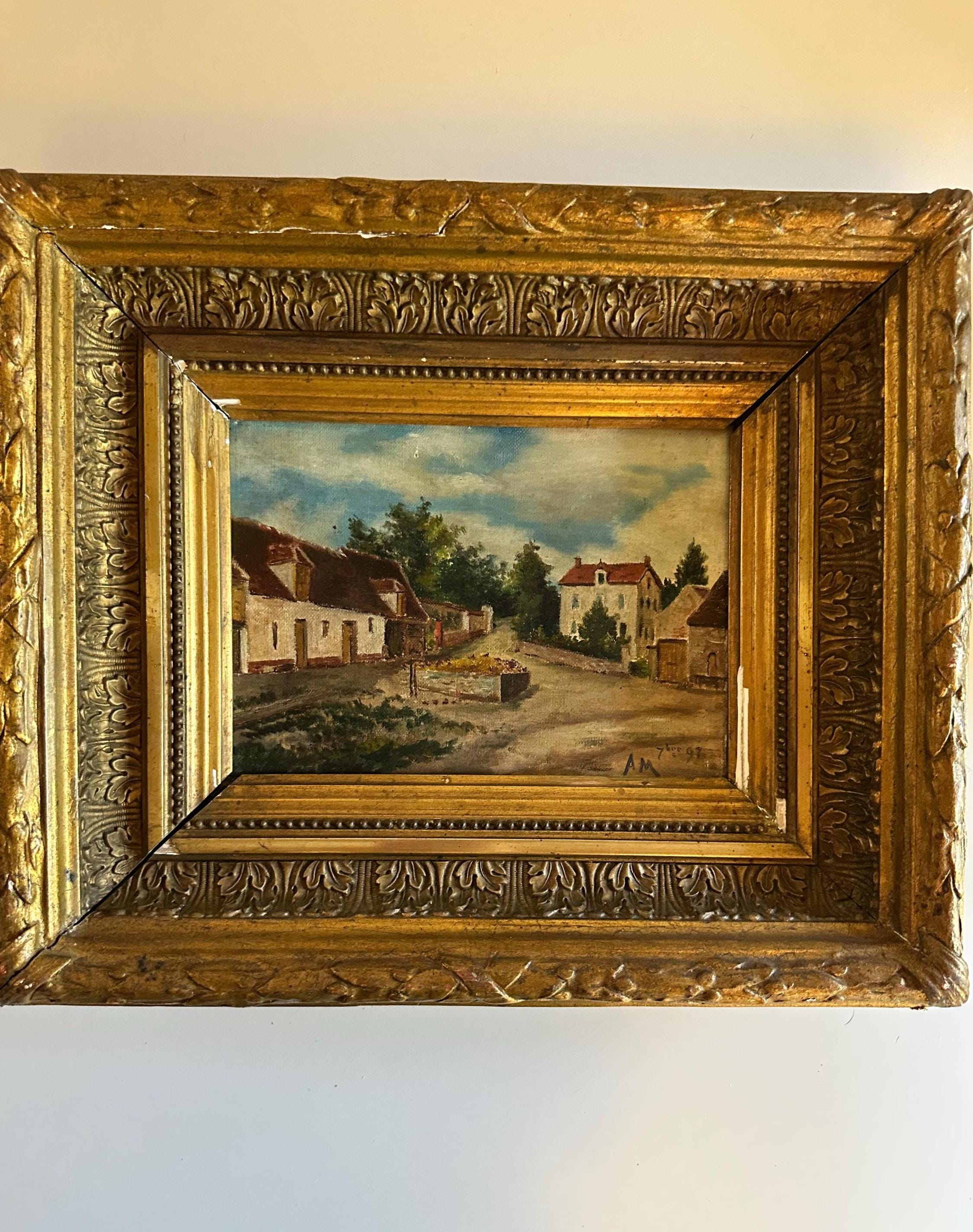 1897 Oil Painting - Etsy