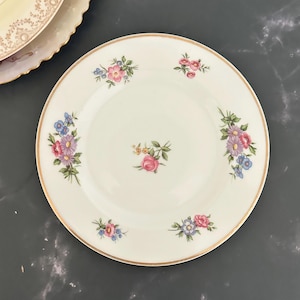 Charles Ahrenfeldt Limoges Plate – “Vincennes” Floral Pattern – Made in France