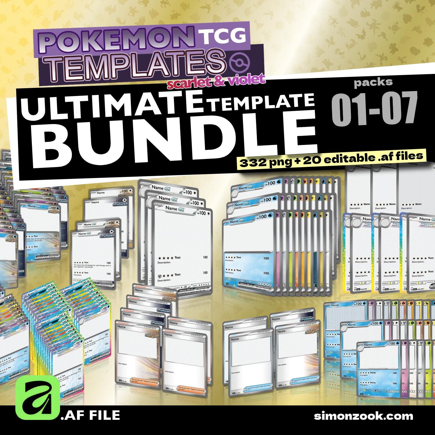 pokemon card pack template Custom Booster for TCG or Sports Cards Custom Pokemon Card With Canva