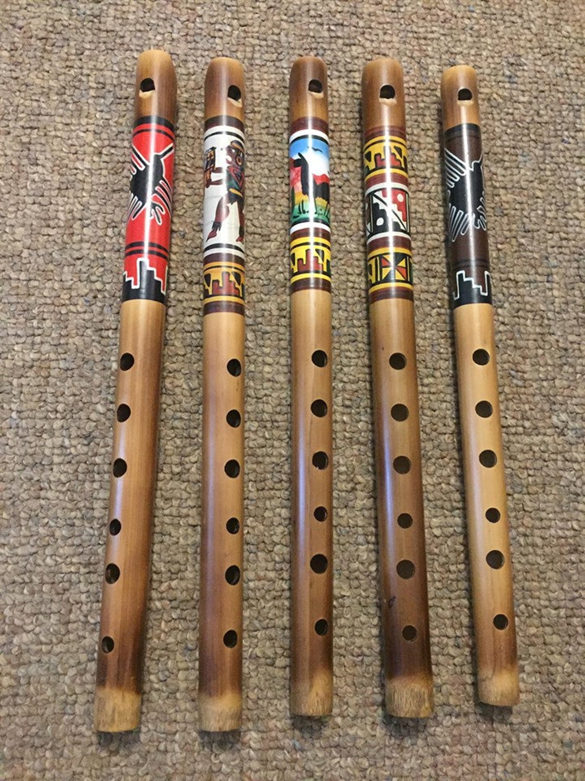 Traditional Bamboo Flutes Etsy