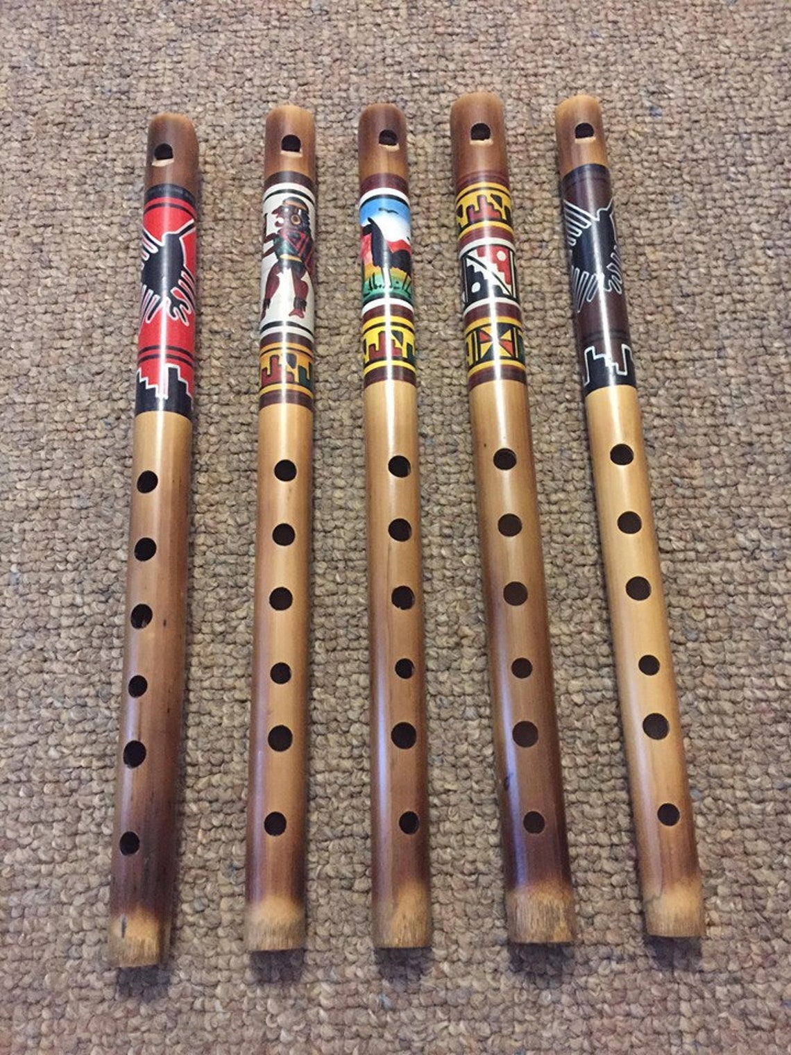 Traditional Bamboo Flutes Etsy