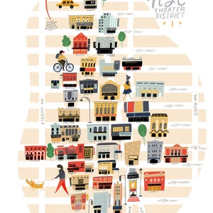 Plan du théâtre de Broadway