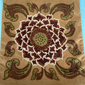Vintage Thai Silk Pillow Cover Jim Thompson free shipping