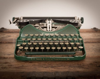 PHOTO PRINT - Vintage Manual Typewriter, L.C. Smith & Corona, 8x10 or 16x20