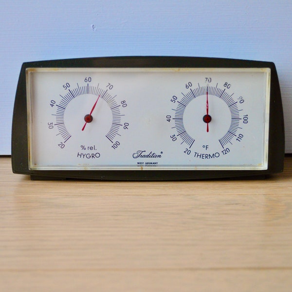 Beautifully Crafted Mid-Century Barometer in West Germany